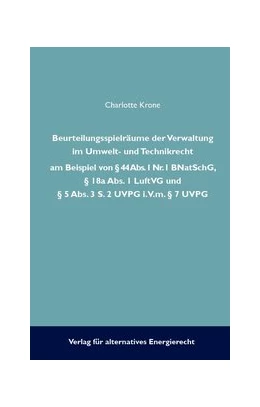Abbildung von Krone | Beurteilungsspielräume der Verwaltung im Umwelt- und Technikrecht | 1. Auflage | 2019 | beck-shop.de