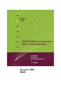 Abbildung von Kempfert / Lüking | Geotechnik nach Eurocode Band 1: Bodenmechanik | 5. Auflage | 2020 | beck-shop.de