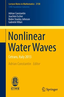 Abbildung von Constantin / Escher | Nonlinear Water Waves | 1. Auflage | 2016 | beck-shop.de