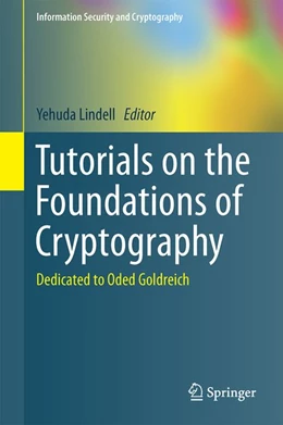 Abbildung von Lindell | Tutorials on the Foundations of Cryptography | 1. Auflage | 2017 | beck-shop.de