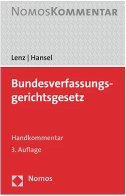 Abbildung von Lenz / Hansel | Bundesverfassungsgerichtsgesetz | 3. Auflage | 2020 | beck-shop.de