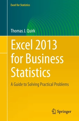 Abbildung von Quirk | Excel 2013 for Business Statistics | 1. Auflage | 2014 | beck-shop.de