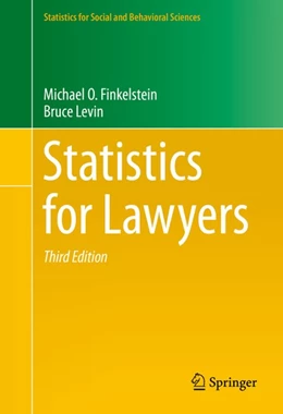 Abbildung von Finkelstein / Levin | Statistics for Lawyers | 3. Auflage | 2015 | beck-shop.de