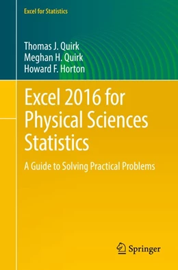 Abbildung von Quirk / Horton | Excel 2016 for Physical Sciences Statistics | 1. Auflage | 2016 | beck-shop.de