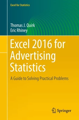 Abbildung von Quirk / Rhiney | Excel 2016 for Advertising Statistics | 1. Auflage | 2017 | beck-shop.de