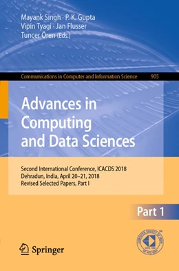 Abbildung von Singh / Gupta | Advances in Computing and Data Sciences | 1. Auflage | 2018 | beck-shop.de