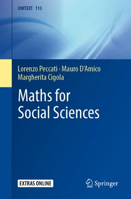 Abbildung von Peccati / D'Amico | Maths for Social Sciences | 1. Auflage | 2018 | beck-shop.de