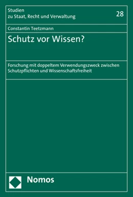 Abbildung von Teetzmann | Schutz vor Wissen? | 1. Auflage | 2020 | beck-shop.de