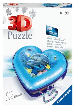 Abbildung von Ravensburger 3D Puzzle 11172 - Herzschatulle Unterwasserwelt - 54 Teile - Aufbewahrungsbox für Erwachsene und Kinder ab 8 Jahren | 1. Auflage | 2020 | beck-shop.de