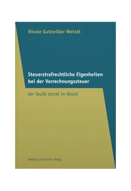 Abbildung von Gutzwiller Wetzel | Steuerstrafrechtliche Eigenheiten bei der Verrechnungssteuer | 1. Auflage | 2020 | beck-shop.de