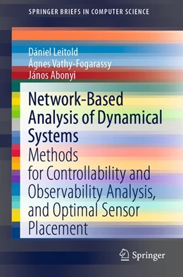 Abbildung von Leitold / Vathy-Fogarassy | Network-Based Analysis of Dynamical Systems | 1. Auflage | 2020 | beck-shop.de