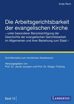 Abbildung von Rech / Thesing | Die Arbeitsgerichtsbarkeit der evangelischen Kirche | 1. Auflage | 2020 | beck-shop.de