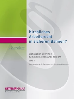 Abbildung von Oxenknecht-Witzsch | Eichstätter Schriften zum kirchlichen Arbeitsrecht 2019 | 1. Auflage | 2020 | beck-shop.de