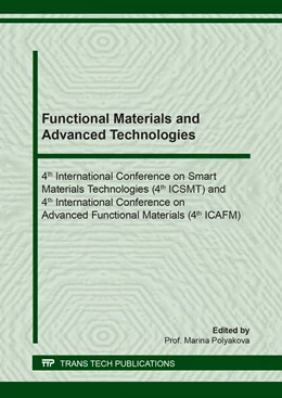 Abbildung von Polyakova | Functional Materials and Advanced Technologies | 1. Auflage | 2020 | Volume 834 | beck-shop.de