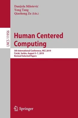 Abbildung von Milosevic / Tang | Human Centered Computing | 1. Auflage | 2020 | beck-shop.de