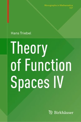 Abbildung von Triebel | Theory of Function Spaces IV | 1. Auflage | 2020 | beck-shop.de
