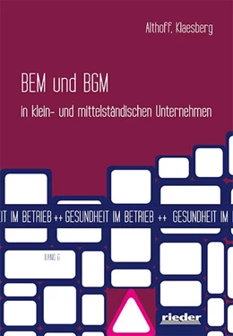 Abbildung von Althoff / Klaesberg | BEM und BGM für kleine und mittelständische Unternehmen | 1. Auflage | 2023 | beck-shop.de
