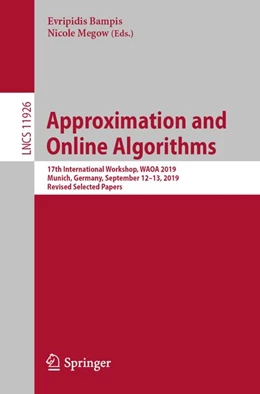 Abbildung von Bampis / Megow | Approximation and Online Algorithms | 1. Auflage | 2020 | beck-shop.de