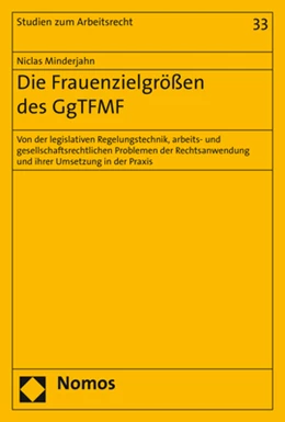 Abbildung von Minderjahn | Die Frauenzielgrößen des GgTFMF | 1. Auflage | 2020 | 33 | beck-shop.de