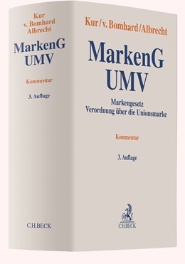 Abbildung von Kur / v. Bomhard | MarkenG - UMV | 3. Auflage | 2020 | beck-shop.de
