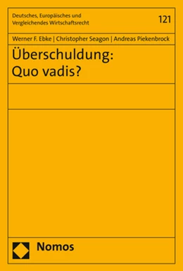Abbildung von Ebke / Seagon | Überschuldung: Quo vadis? | 1. Auflage | 2020 | 121 | beck-shop.de