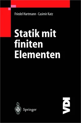 Abbildung von Hartmann / Katz | Statik mit finiten Elementen | 1. Auflage | 2001 | beck-shop.de