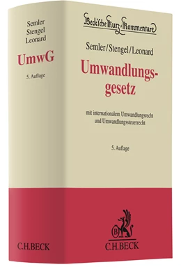 Abbildung von Semler / Stengel | Umwandlungsgesetz: UmwG | 5. Auflage | 2021 | beck-shop.de