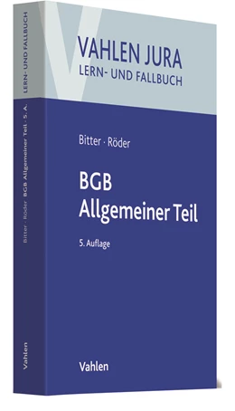 Abbildung von Bitter / Röder | BGB Allgemeiner Teil | 5. Auflage | 2020 | beck-shop.de
