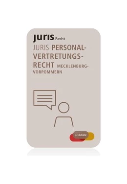 Abbildung von juris Personalvertretungsrecht Mecklenburg-Vorpommern | 1. Auflage | | beck-shop.de