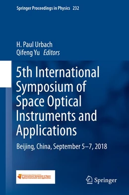 Abbildung von Urbach / Yu | 5th International Symposium of Space Optical Instruments and Applications | 1. Auflage | 2020 | beck-shop.de