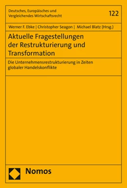 Abbildung von Ebke / Seagon | Aktuelle Fragestellungen der Restrukturierung und Transformation | 1. Auflage | 2020 | 122 | beck-shop.de