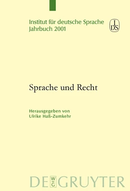 Abbildung von Haß-Zumkehr | Sprache und Recht | 1. Auflage | 2020 | beck-shop.de