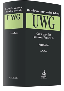 Abbildung von Harte-Bavendamm / Henning-Bodewig | Gesetz gegen den unlauteren Wettbewerb: UWG | 5. Auflage | 2021 | beck-shop.de