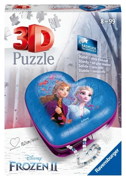 Abbildung von Ravensburger 3D Puzzle 11236 - Herzschatulle Disney Frozen 2 - 54 Teile - Aufbewahrungsbox für Fans von Anna und Elsa ab 8 Jahren | 1. Auflage | 2020 | beck-shop.de