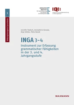Abbildung von Paetsch / Darsow | INGA 3-4 | 1. Auflage | 2020 | beck-shop.de