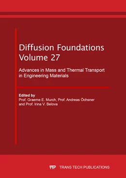 Abbildung von Murch / Öchsner | Advances in Mass and Thermal Transport in Engineering Materials | 1. Auflage | 2020 | beck-shop.de