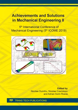 Abbildung von Dumitru / Craciunoiu | Achievements and Solutions in Mechanical Engineering II | 1. Auflage | 2020 | beck-shop.de