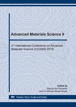 Abbildung von Siswanto / Besar Riyadi | Advanced Materials Science II | 1. Auflage | 2020 | beck-shop.de