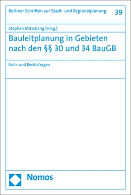 Abbildung von Mitschang | Bauleitplanung in Gebieten nach den §§ 30 und 34 BauGB | 1. Auflage | 2020 | 39 | beck-shop.de