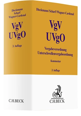 Abbildung von Dieckmann / Scharf | VgV - UVgO | 3. Auflage | 2022 | beck-shop.de