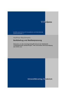 Abbildung von Hirschmann | Besitzbetrug und Besitzerpressung | 1. Auflage | 2020 | beck-shop.de