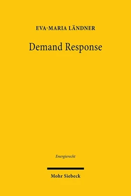 Abbildung von Ländner | Demand Response | 1. Auflage | 2020 | beck-shop.de