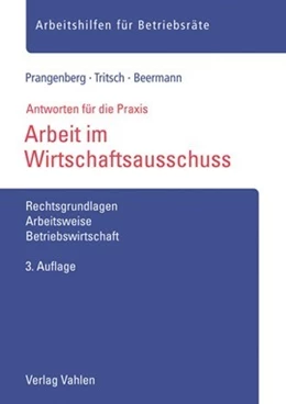 Abbildung von Prangenberg / Tritsch | Arbeit im Wirtschaftsausschuss | 3. Auflage | 2020 | beck-shop.de