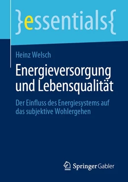 Abbildung von Welsch | Energieversorgung und Lebensqualität | 1. Auflage | 2020 | beck-shop.de