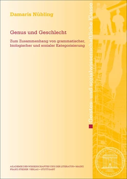 Abbildung von Nübling | Genus und Geschlecht | 1. Auflage | 2020 | 2020.1 | beck-shop.de