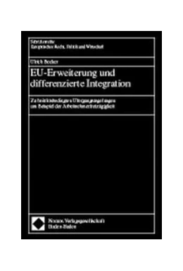 Abbildung von EU-Erweiterung und differenzierte Integration | 1. Auflage | 1999 | 215 | beck-shop.de