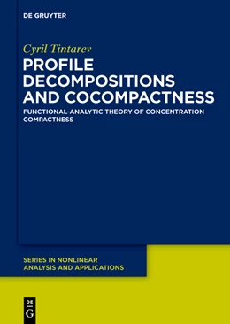 Abbildung von Tintarev | Concentration Compactness | 1. Auflage | 2020 | beck-shop.de