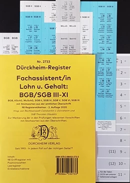 Abbildung von Dürckheim | DürckheimRegister - Fachassistent Lohn und Gehalt (ArbR-SGB) Nr. 2733 (2020) | 2. Auflage | 2020 | beck-shop.de