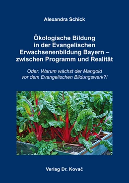 Abbildung von Schick | Ökologische Bildung in der Evangelischen Erwachsenenbildung Bayern – zwischen Programm und Realität | 1. Auflage | 2020 | 49 | beck-shop.de