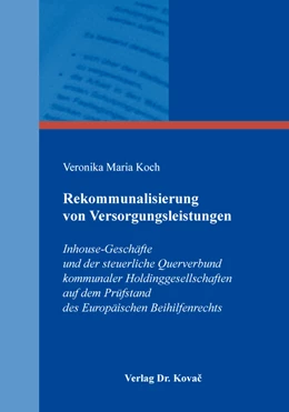 Abbildung von Koch | Rekommunalisierung von Versorgungsleistungen | 1. Auflage | 2020 | 439 | beck-shop.de